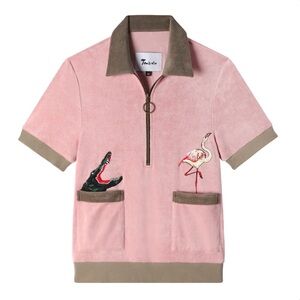 🌐 Tombolo ‘Flamingo Tartare’ Cabana shirt *New* 🌐